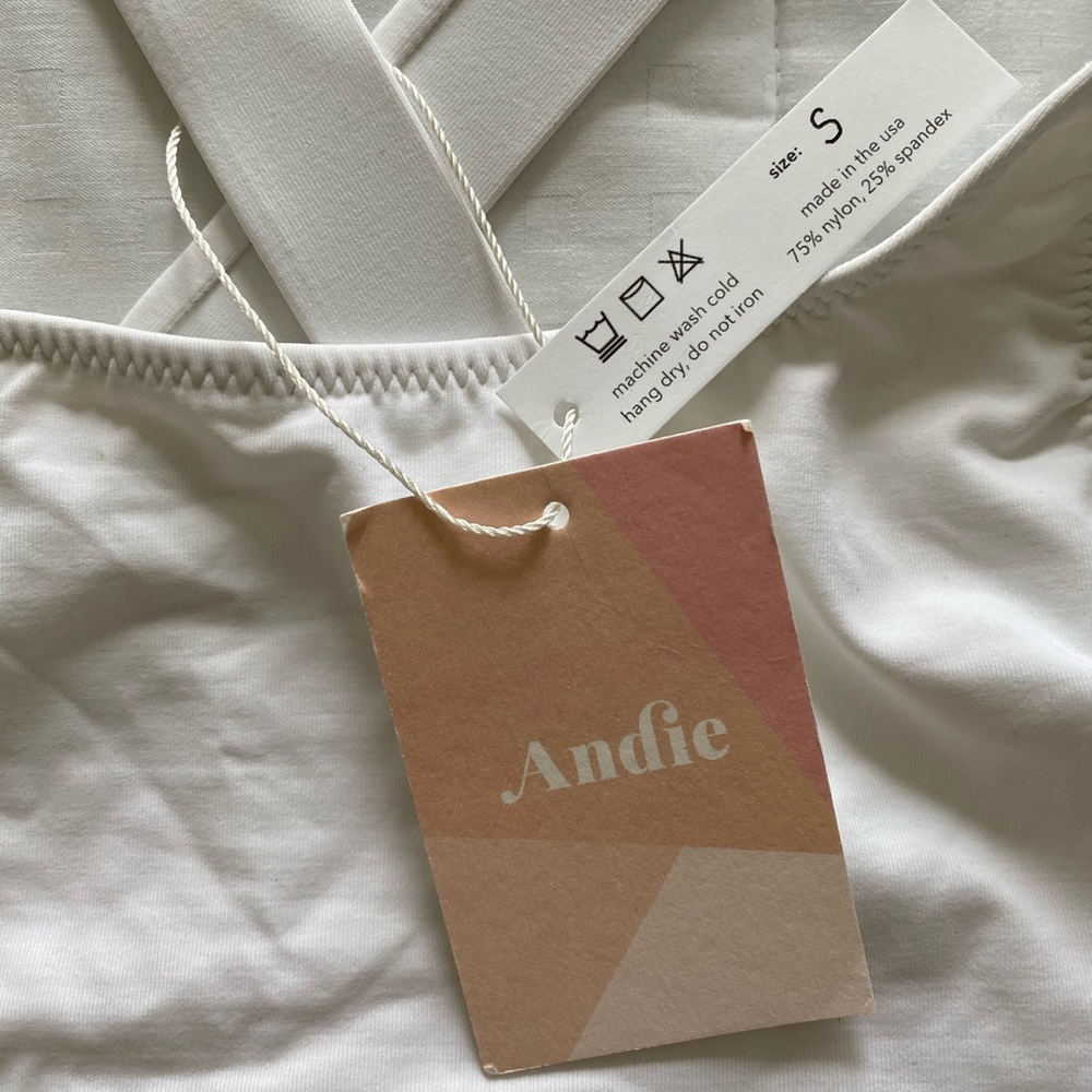 Andie Swim “Tulum” one piece in white